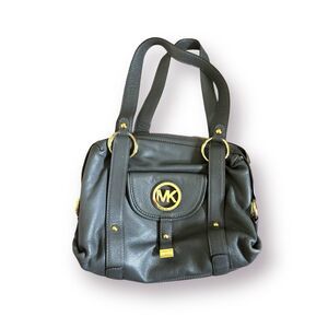 Michael Kors‎ Fulton Gray Leather Satchel